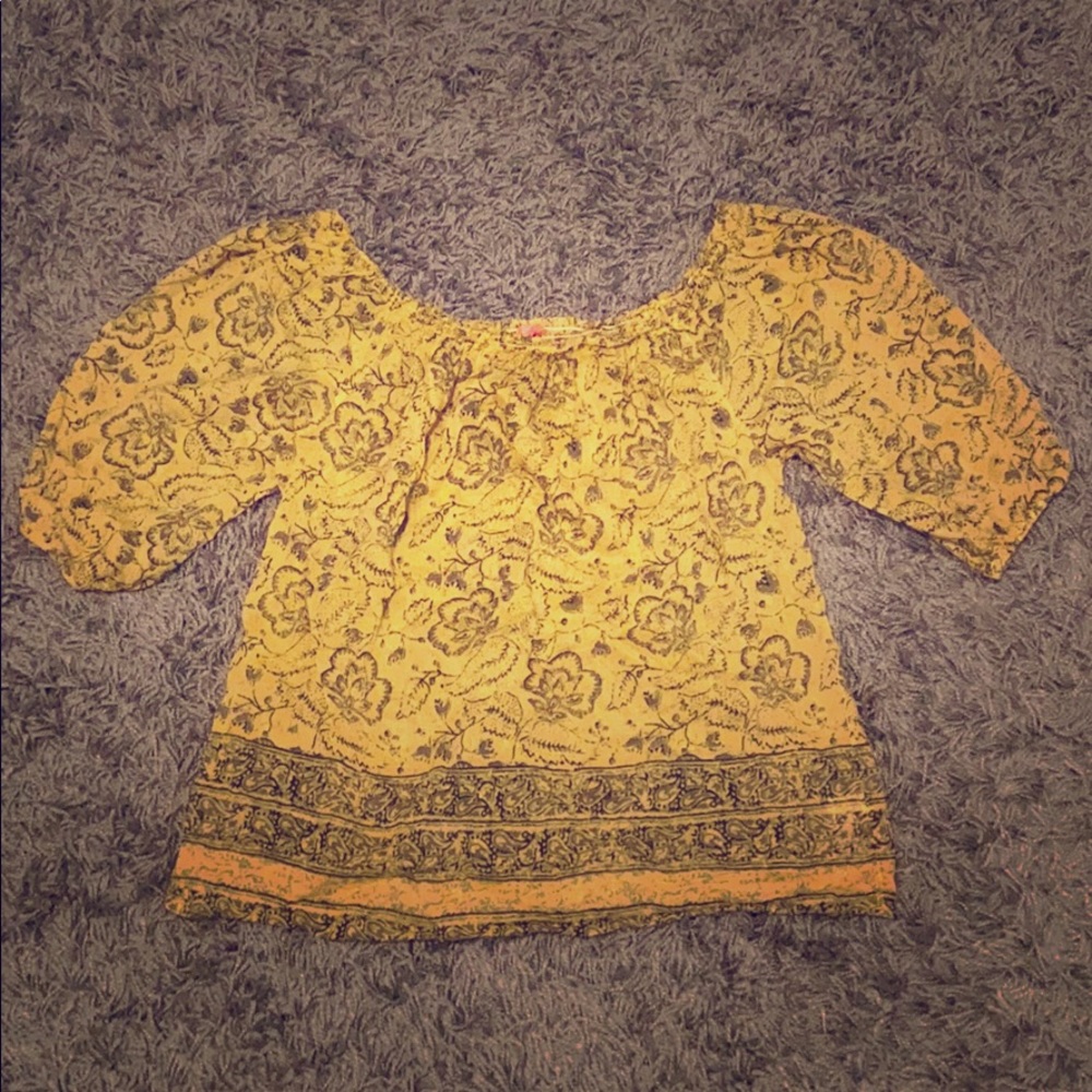 Eight Sixty silk blend top